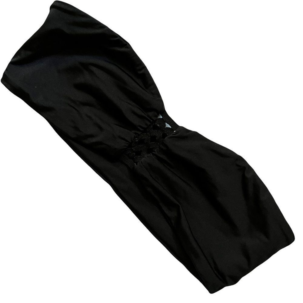 Beach‎ Bunny Black Bandeau Bikini Top